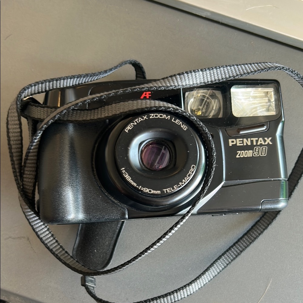 Pentax Zoom 90 Black Film Camera